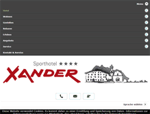 Tablet Screenshot of m.xander-leutasch.at
